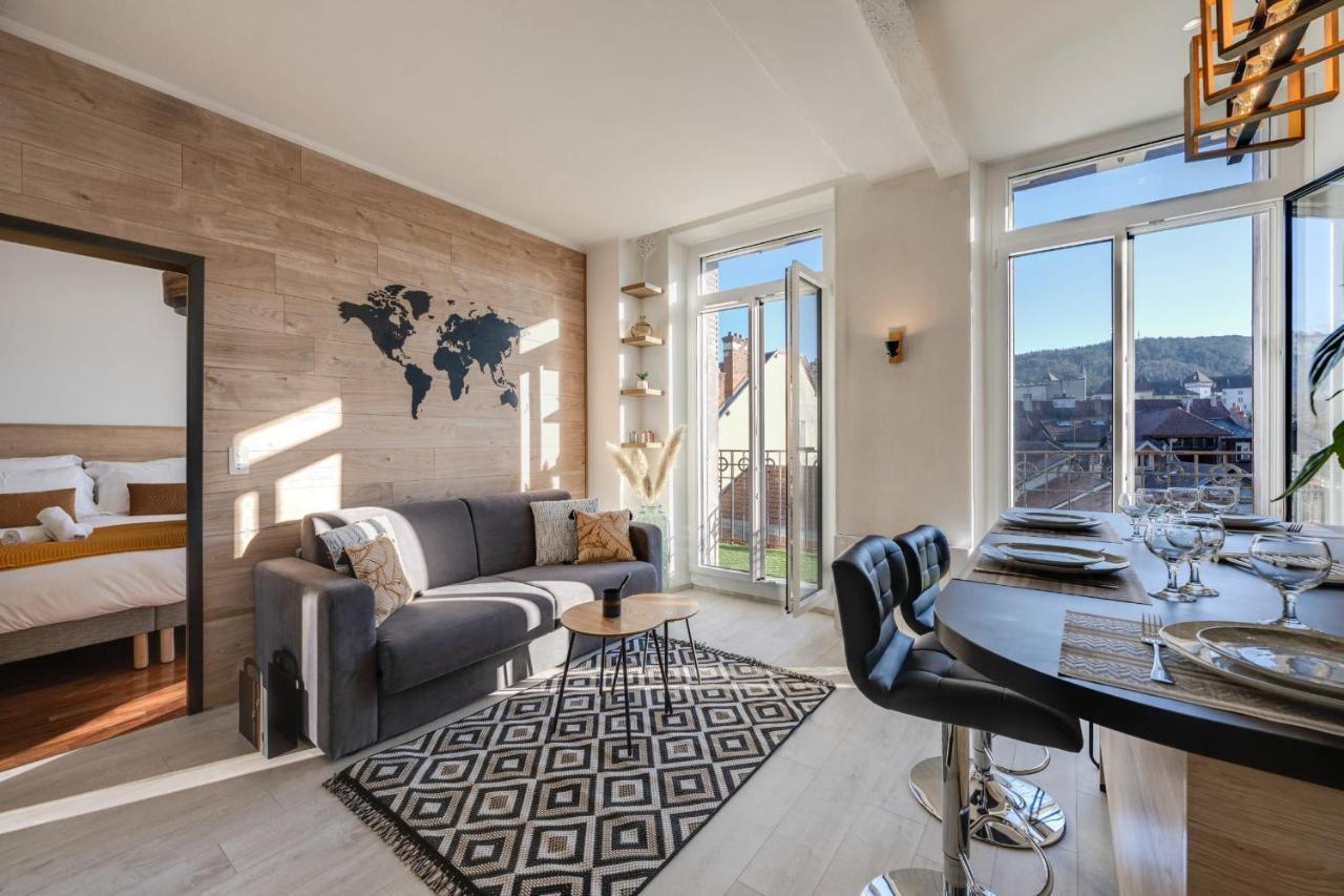 Le Balcon Annecien 4 - Rooftop View For 2-4 People Анси Экстерьер фото